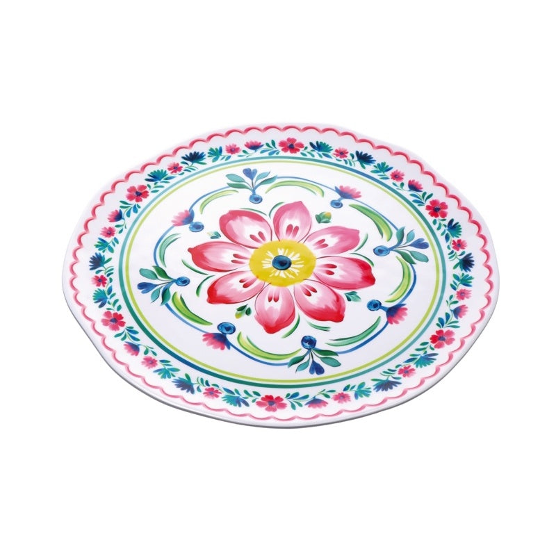 regalo italiano regalo italiano vassoio tondo glen in melamina d 40 cm h 2 cm multicolor ean 8057586160804