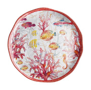 Bandeja Redonda Ad Trend Melamina Shell D 40 Cm H 2 Cm Rojo 1 Uds