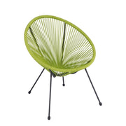 Ad Trend Silla Exterior Verde Tejida 68×62 H 82 cm