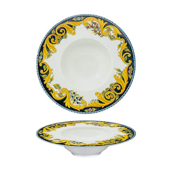 saturnia saturnia collezione tuscany k bowl d 275 cm h 6 cm d interno 145 cm porcellana napoli decorata ean 8003342036654