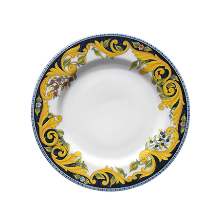 saturnia saturnia collezione tuscany piatto piano d 28 cm h 2 cm porcellana ischia decorata ean 8003342032434