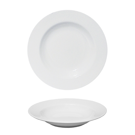 saturnia saturnia piatto fondo d 23 cm h 35 cm porcellana ischia bianco ean 8003342001775