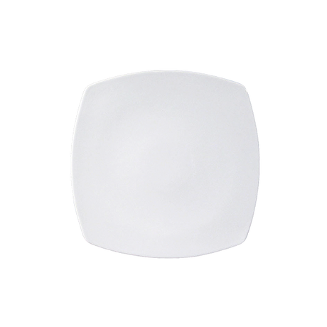 saturnia saturnia piatto piano quadro l 24 cm h 25 cm diag 28 cm porcellana tokio bianco ean 8003342027058