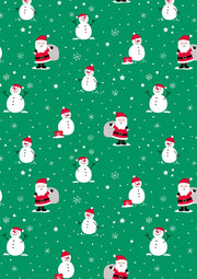 Saul Sadoch Papel de Regalo Navidad Ecocartón H 0,70 Mt L 25 Mt Verde
