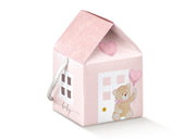 Scotton Casetta con Cordino Little Bear 55 x 55 x 50 mm Rosa 10 Uds