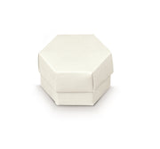 Scotton Caja Hexágono con Divisor 60 x 40 Mm Blanco 10 Uds