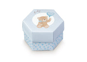 Scotton Caja Hexágono Little Bear 80 x 55 Mm Azul 10 Uds