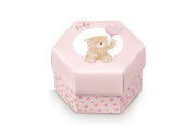 Caja Hexágono Little Bear 80 x 55 Mm Rosa 10 Uds
