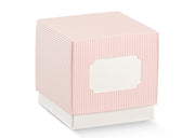 Scotton Caja Fleur Millerighe Rosa 90 x 90 x 90 Mm 10 Uds