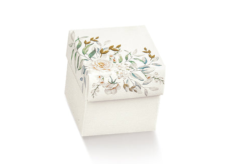 scotton scotton scatola portaconfetti con coperchio 50 x 50 x 50 mm botanic 10 pz ean 8007402700745