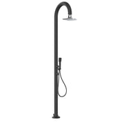 SINED Luna Alu d Nera Led Doccia In Alluminio Doppio Attacco Dacqua Soffione Iswitch Led Nero