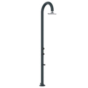 SINED Luna Alu Gris LCD Ducha En Aluminio Doble Conexión De Agua Con Alcachofa Iswitch LCD Gris