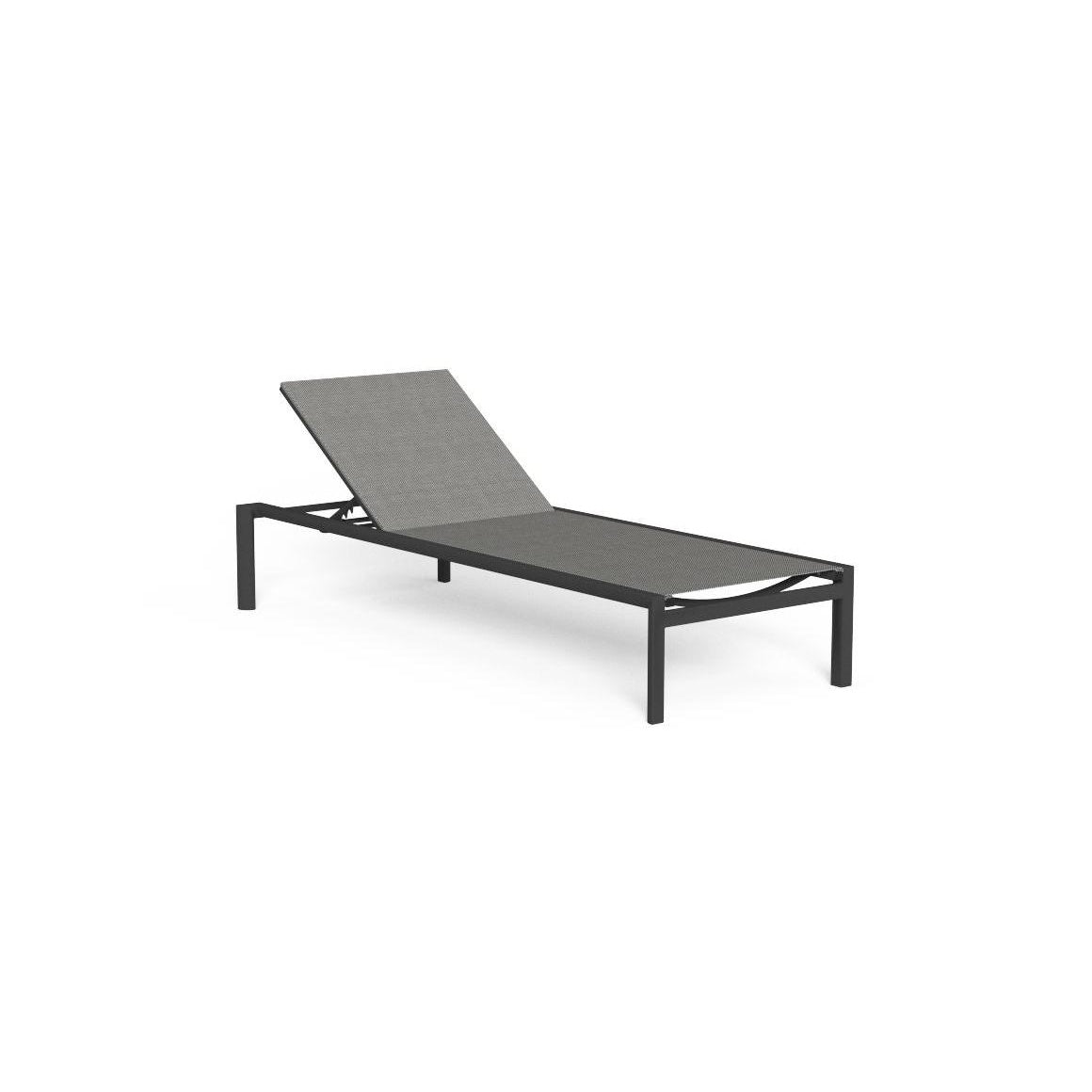 talenti talenti nunu lettino alluminio charcoal nero