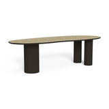 talenti talenti tavolo rettangolare james 260 x 105 cm mokka beige