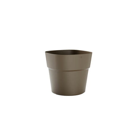 Vaso quadrato angoli stondati in plastica riciclata 100%, -30°÷+60°C. TeraPlast Andromeda 38 Sand, 38×38×H35 cm. Acquista ora. ean-8051560259072