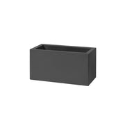 TeraPlast Maceta Schio Jardinera 100 Cm Antracita Resina