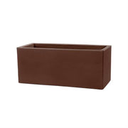 Maceta Caja Schio TeraPlast 100 Cm Bronce Resina
