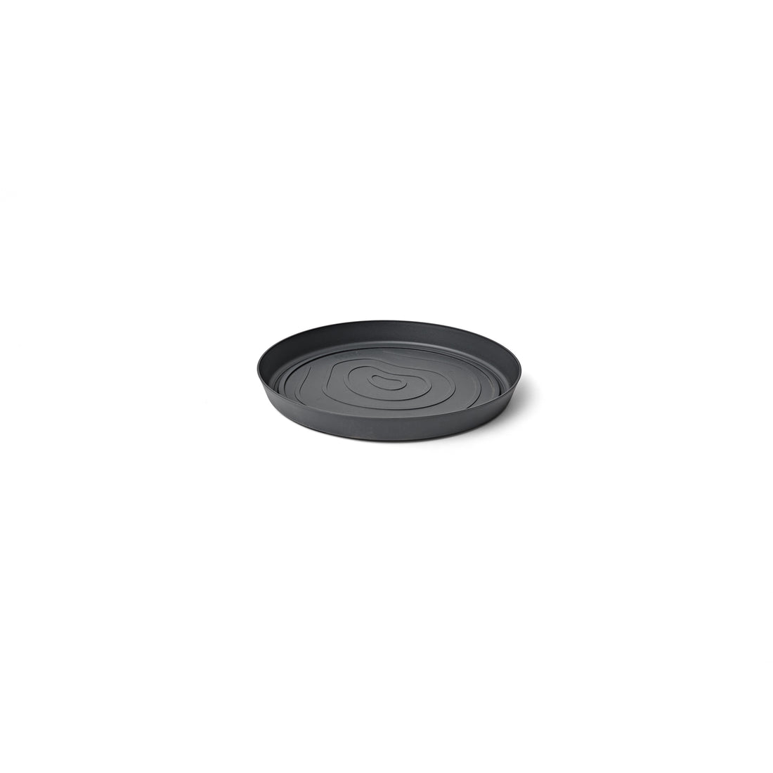 Sottovaso da esterno in plastica riciclata 100%, Ø29 cm, colore Ash grigio, Resistente da -30° a +60°C, compensa CO₂.   ean 8051560268319