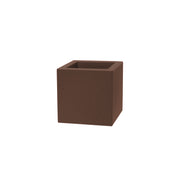 TeraPlast Maceta Schio Cubo 40 Bronce Resina