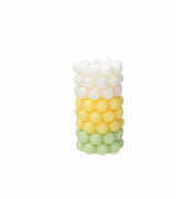 tognana tognana candela cilindro lux bubble h 15 cm verde ean 8056444412291