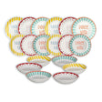 tognana tognana servizio tavola 18 pz moon viva litalia porcellana multicolor ean 8056444556353