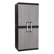 Toomax Armario 2 Puertas Garage Mega Utility Cabinet con Estantes – Mueble Multiuso con 4 Estantes Ajustables