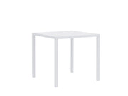Vermobil Mesa Quadris Metal Cuadrada 80 x 80 Cm H 75 Cm Blanca