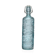 Botella Versa Vidrio Ø 8,2 cm H 30,6 cm 1.000 ml Turquesa