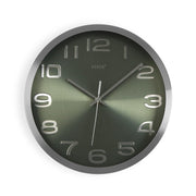 Versa Reloj de Pared D 30 Cm Aluminio Verde