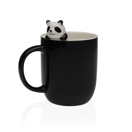 versa versa tazza panda 390 ml porcellana nero ean 8420327588654