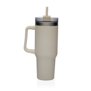 Taza Térmica Versa H 22 Cm Ø 8 Cm Acero Polipropileno Beige