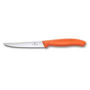 Cuchillo Victorinox para Bistec / Pizza Hoja 12 Cm Swiss Classic Mango Naranja 1 Uds