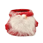 Caja Vimin Maceta Gnomo Caché con Brazos y Barba D 7 Cm L 11 Cm L 10 Cm Rojo