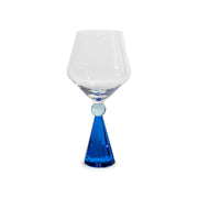 WD LifeStyle Calice per Gin Tonic in Verto Base Effetto Diamante Blu