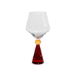 wd lifestyle wd lifestyle calice per gin tonic in verto base effetto diamante rosso ean 8055035683966