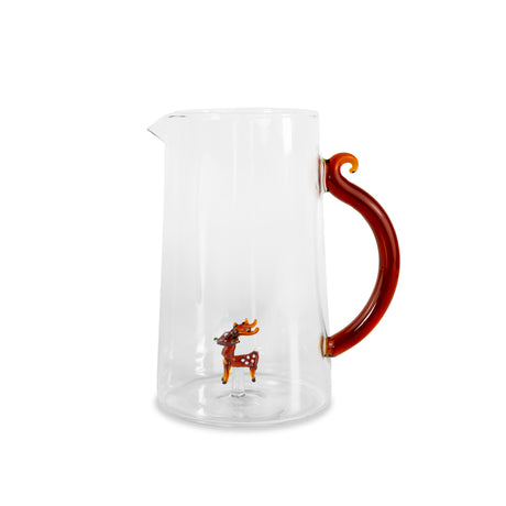 wd lifestyle wd lifestyle caraffa vetro borosilicato cc 15 lt decoro renna natale ean 8055035681597