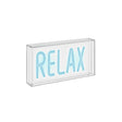 wd lifestyle wd lifestyle insegna neon con cornice in plexiglass 23 x 13 cm decoro relax ean 8053300579365