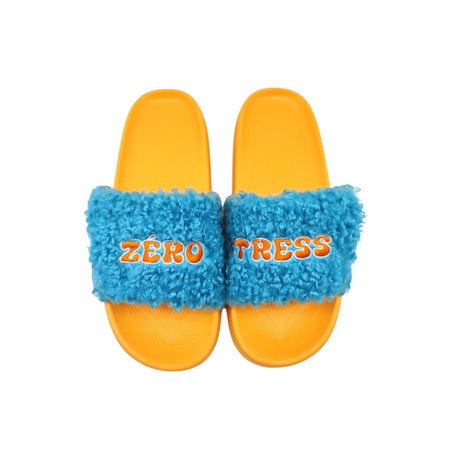 wd lifestyle wd lifestyle pantofole con strap decorazione zero stress giallo blu taglia sm ean 8055035686431