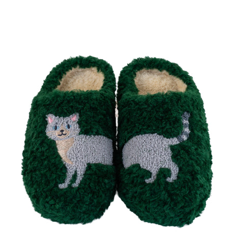 wd lifestyle wd lifestyle pantofole decoro gatto taglia ml verde grigio ean 8055035682587