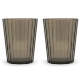wd lifestyle wd lifestyle set 2 bicchieri in acrilico 370 ml marrone ean 8053300574391