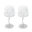 wd lifestyle wd lifestyle set 2 calici cocktail 450 ml decoro cuori bianchi ean 8055035681993