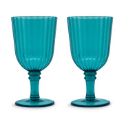 Juego WD LifeStyle 2 Copas de Acrílico 460 ml Turquesa