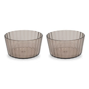 Juego de 2 Copas de Acrílico WD LifeStyle 490 Ml Marrón