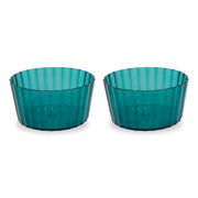 Juego WD LifeStyle Set 2 Cuencos de Acrílico 490 Ml Turquesa