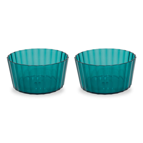 wd lifestyle wd lifestyle set 2 coppette in acrilico 490 ml turchese ean 8055035684420
