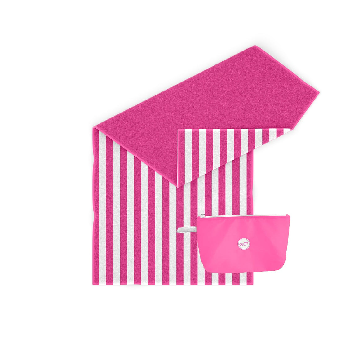 wd lifestyle wd lifestyle set pochette termica e asciugamano colore rosa ean 8053300579044