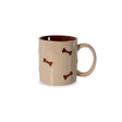 wd lifestyle wd lifestyle tazza in stoneware decoro osso marrone ean 8055035683201