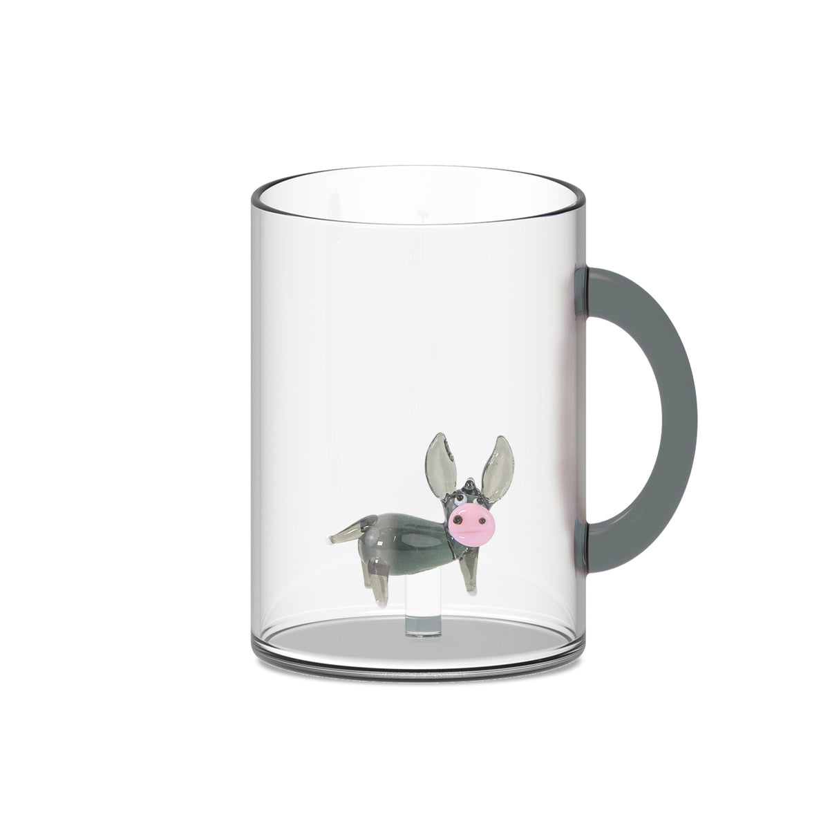 wd lifestyle wd lifestyle tazza vetro borosilicato cc 420 ml decoro asino ean 8055035681443