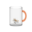 wd lifestyle wd lifestyle tazza vetro borosilicato cc 420 ml decoro mucca ean 8055035681474
