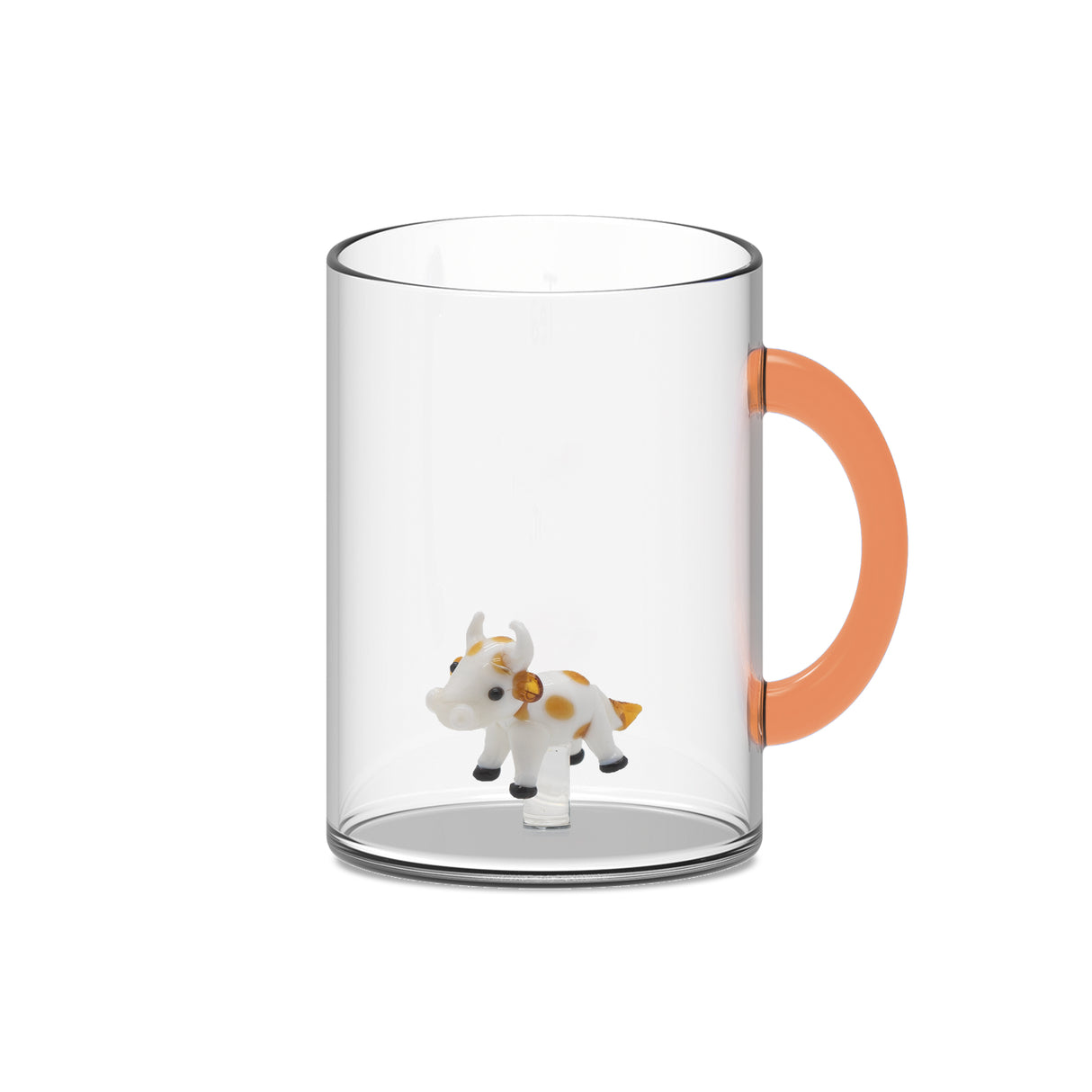wd lifestyle wd lifestyle tazza vetro borosilicato cc 420 ml decoro mucca ean 8055035681474